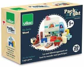Vilac Drevená logická hra Nalož to správně!Stěhováci