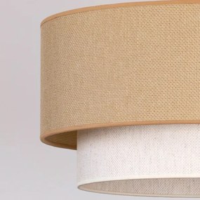Brilagi - LED stropné svietidlo BOHO ECO 1xE27/10W/230V pr. 40 cm béžová/krémová