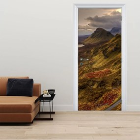 Fototapeta na dvere - Škótske hory (95x205cm)