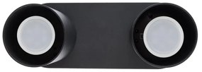 Stropné svietidlo CREEP 2xGU10/25W/230V čierna