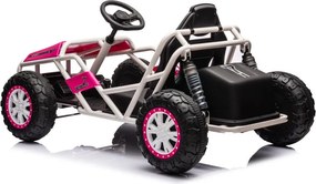 LEAN CARS Elektrické autíčko Buggy A8812 24V, ružové
