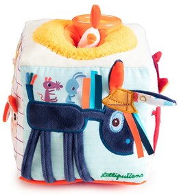 Lilliputiens - textilná kocka s aktivitami a prekvapením - Farma