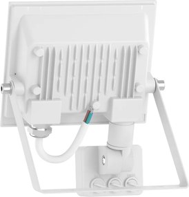 Mexen Luxpro+ LED reflektor s pohybovým senzorom, 20W, neutrálna - 4000K, 2200 lm, biela - L236-020-40-20