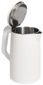 Bauerkraft Bezdrôtová cestovná rýchlovarná kanvica 1500 W 1,8 l otočná biela