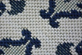 Koberec COLOR 19246/969 SISAL Kvety biely