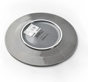 Dezertný tanier HUDSON 19 cm sivý