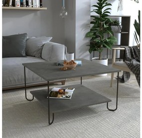 Konferenčný stolík MARBO 45x80 cm šedá