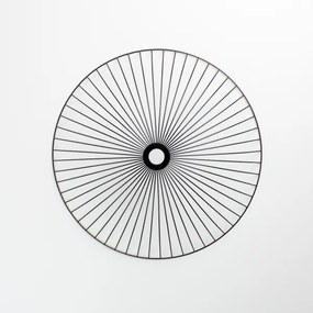 Brilagi - LED luster na lanku CERIA WIRE 1xE27/40W/230V priemer 60 cm čierna