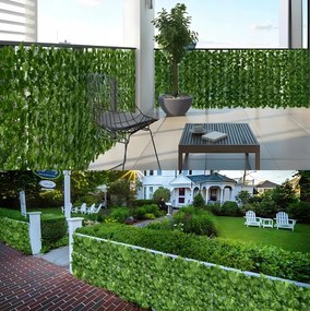 Živý plot na balkón - 300 x 50 cm - umelý