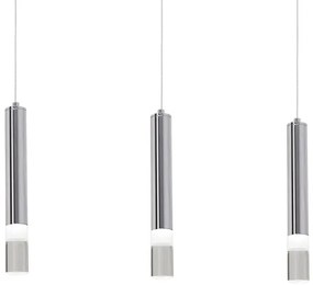 LED Luster na lanku ICE 3xLED/5W/230V