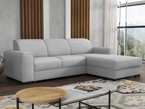 Rohová sedacia súprava Karrie (sivobiela)