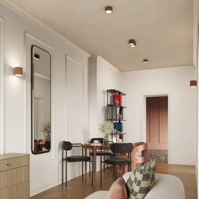 Sollux  SL.1807 - Točkovna svetilka AURA 1xGX53/10W/230V 6 cm rjava