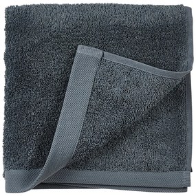 Modrý uterák z froté bavlny Södahl China, 100 x 50 cm