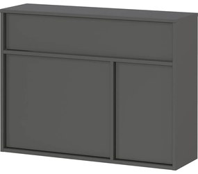 Antracitová skrinka 83x63x25 cm Ameca 2.0 – Germania