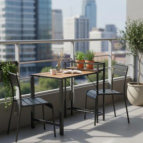 XXXLutz STÔL NA BALKÓN, drevo, kov, 55/75/73 cm Gardenson - Online Only záhrada - 001442014705