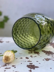 Váza Crystalka – olivová