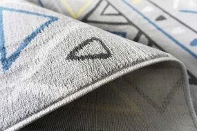 Berfin Dywany, Kusový koberec Alfa New 7207 Multi, 80x150, šedá, obývacia izba