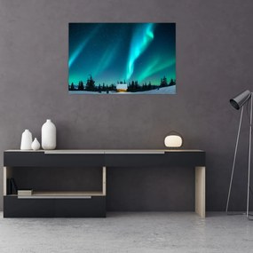 Obraz - Polárna žiara (90x60 cm)