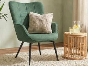 Kreslo Hannah, zelená tkanina