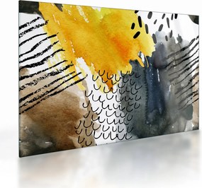 Sklenený obraz - Abstraktný akvarel (70x50 cm)