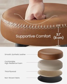 Barové stoličky 2 ks VASAGLE LBC080K01