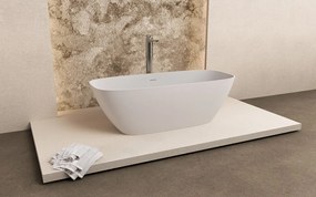 Polysan Polysan, MEDINA voľne stojaca vaňa 165x70cm, rockstone, biela matná, 92430