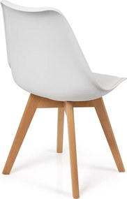 Noela Jedálenský set SCANDINAVIA 105 biely + 4x stolička SCANDINO biela