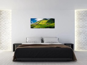 Obraz horskej krajiny (120x50 cm)