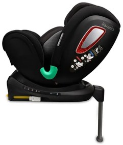 Lionelo - Otočná autosedačka s bázou ANTOON PLUS i-Size 40-105 cm Black Onyx
