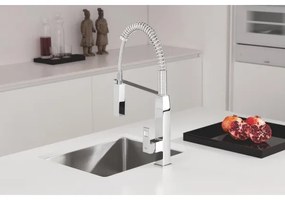 GROHE 31395000 - Drezová batéria EUROCUBE 547 mm lesklý chróm