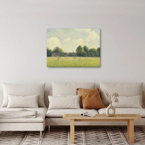 Obraz - Camille Pissarro, Hampton Court Green, reprodukcia (70x50 cm)