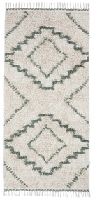 House Doctor Bavlnený koberec Minis Green 200 × 90 cm