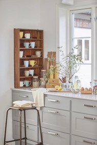 IB Laursen Drevená doska s koženou šnúrkou OILED ACACIA WOOD