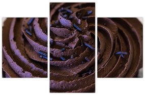Obraz - Čokoládový Cupcake (90x60 cm)