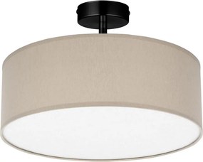Luster na tyči RONDO 4xE27/15W/230V pr. 40 cm béžová