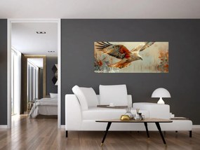 Obraz - Dravý vták (120x50 cm)