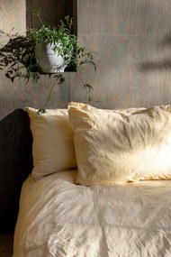 Storefactory Obliečky z organickej bavlny Crinkle Sunny Yellow 150 × 210 cm
