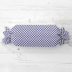 Biante Vankúš valec bonbon Sandra SA-241 Tmavo modré Maroko 15x80 cm