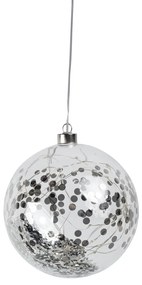 LED svetelná guľa s konfetami, veľká