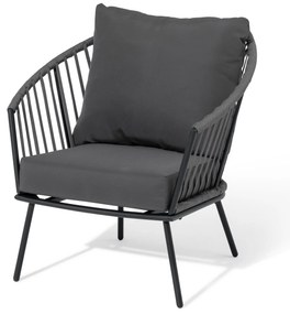 Relaxačné kreslo s textilným výpletom