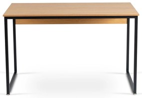 Písací stôl Ross 120 cm dub zlatý/čierny