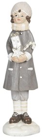Dekoračné figúrka dievčatká s darčekom Bebe - 4 * 4 * 16 cm