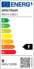 Žiarovka SPECTRUM LED E27 230V 9W neutrálna biela