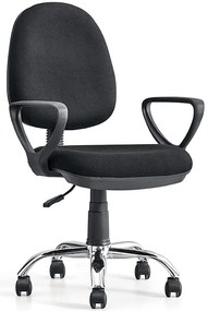 Kancelárske kreslo Flint C205 black/chrom