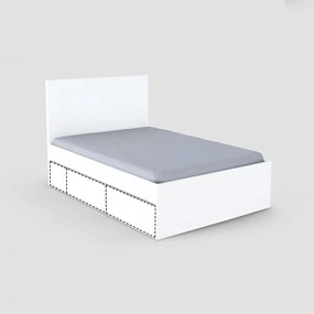 Jednolôžková posteľ REA ANASTACIA 140 Farba: Biela