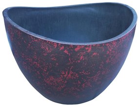 Kvetináč  KLC170047A  30/21.8  červený