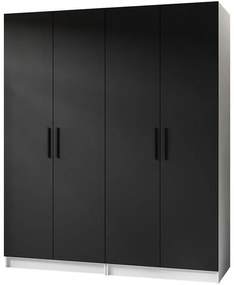 Skriňa X2 Gold 2d Biela/Čierna