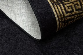 Koberec MIRO 51223.806 rám / grécky, čierny / zlatý