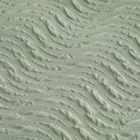 Zelené obliečky na dvojlôžko 200x200 cm Heatset Wave – Catherine Lansfield