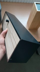 Orion 2. akosť - Kazeta na čajové vrecúška LINE, vyklápacia, 43,5 x 9 x 11 cm